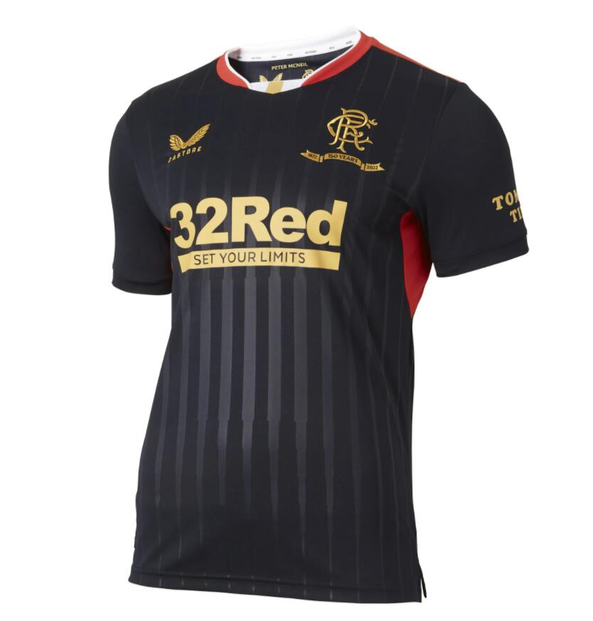 2021/22 Glasgow Rangers Away Kit Soccer Jersey